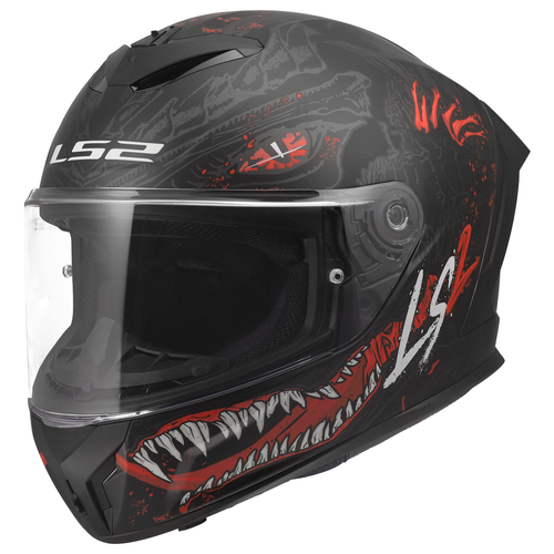 LS2 FF820 RAPID III (FF353) FULL FACE MOTORBIKE HELMET LYCANT ZOMBIE FLOW KAIJU - Picture 84 of 138