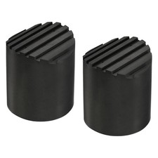 Scale Antiscivolo Piedi Tappetino 44mm ID Gomma Rotondo Nero 2pz