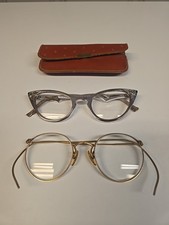 vintage antique 12k gold filled eyeglasses