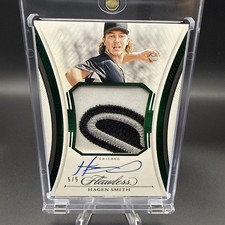 2025 Flawless Prospect Patch Autographs Hagen Smith Green 5/5! RPA-Sick Patch!🔥