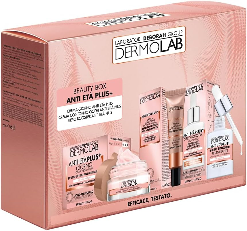 Beauty Box Anti-Età Plus Dermolab | Crema Viso e Collo Effetto Lifting