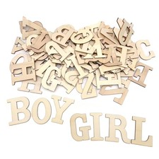 Wooden Letters for Crafts, 2 Inch Unfinished Capital Wooden Alphabet Letters ...