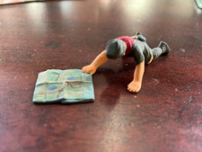 Vintage Barclay Boy Scout Metal Figure w Map