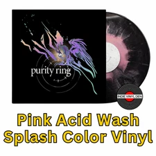 Purity Ring - purity ring - Pink Acid Wash Splash Color Vinyl Record