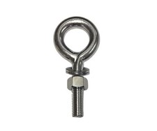 Stainless Steel 316 Eye Bolt 3/4" x 6" UNC Short Thread Marine Grade Pitch of 10