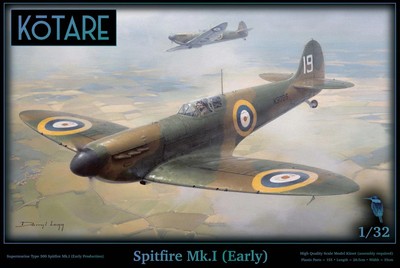 Kotare 1/32 British Spitfire Mk.Ia (Early) K32004