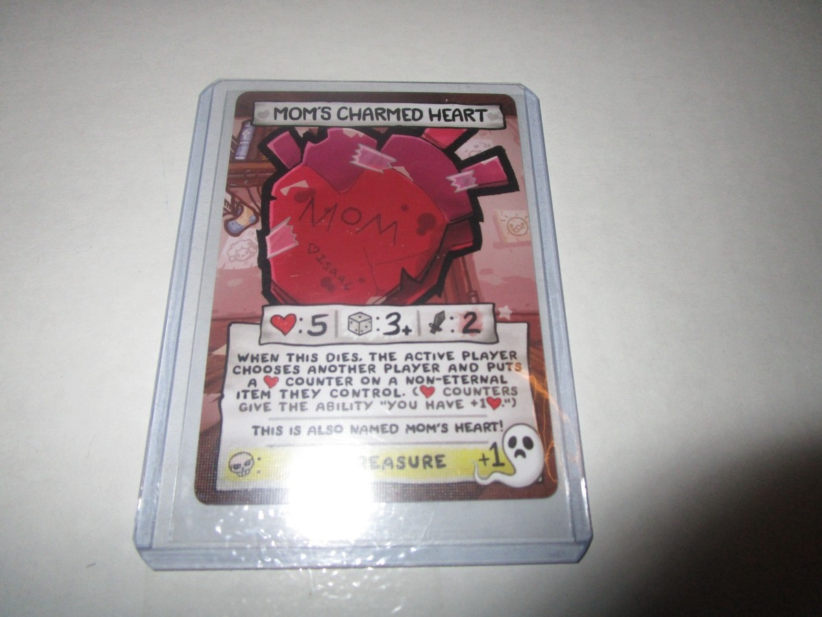 The Binding of Isaac Four Souls Requiem Mom's Charmed Heart Promo Card | eBay The Binding of Isaac Four Souls Requiem Mom's Charmed Heart Promo Card | eBay