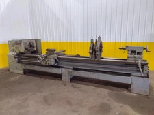 24" x 144" LEBLOND REGAL 5" HOLLOW SPINDLE ENGINE LATHE, 5" HOLE: STOCK #19522