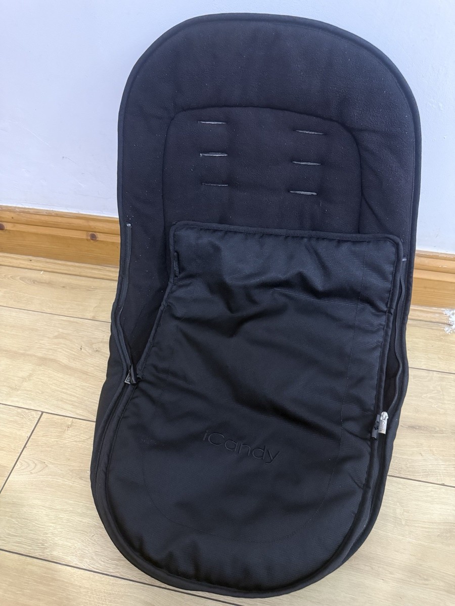 ICandy Peach Foot muff Cosy toes For ICandy Peach 1,2,3&4 In Black