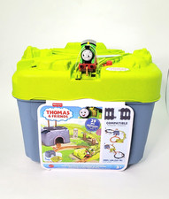 Thomas Friends Toy Train Set, Percy s Connect Build Track Bucket