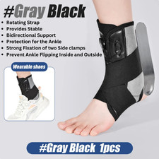 Adjustable Lace-Up Ankle Brace Support for Men  Women Injury Recovery