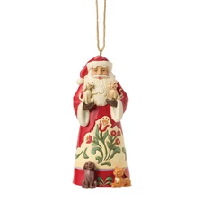 Jim Shore SANTA WITH PETS HANGING ORNAMENT 6017034 BRAND NEW