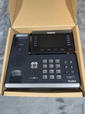 Yealink SIP-T54W Black IP Desk Phone Verizon Corded Telephone PoE Speakerphone