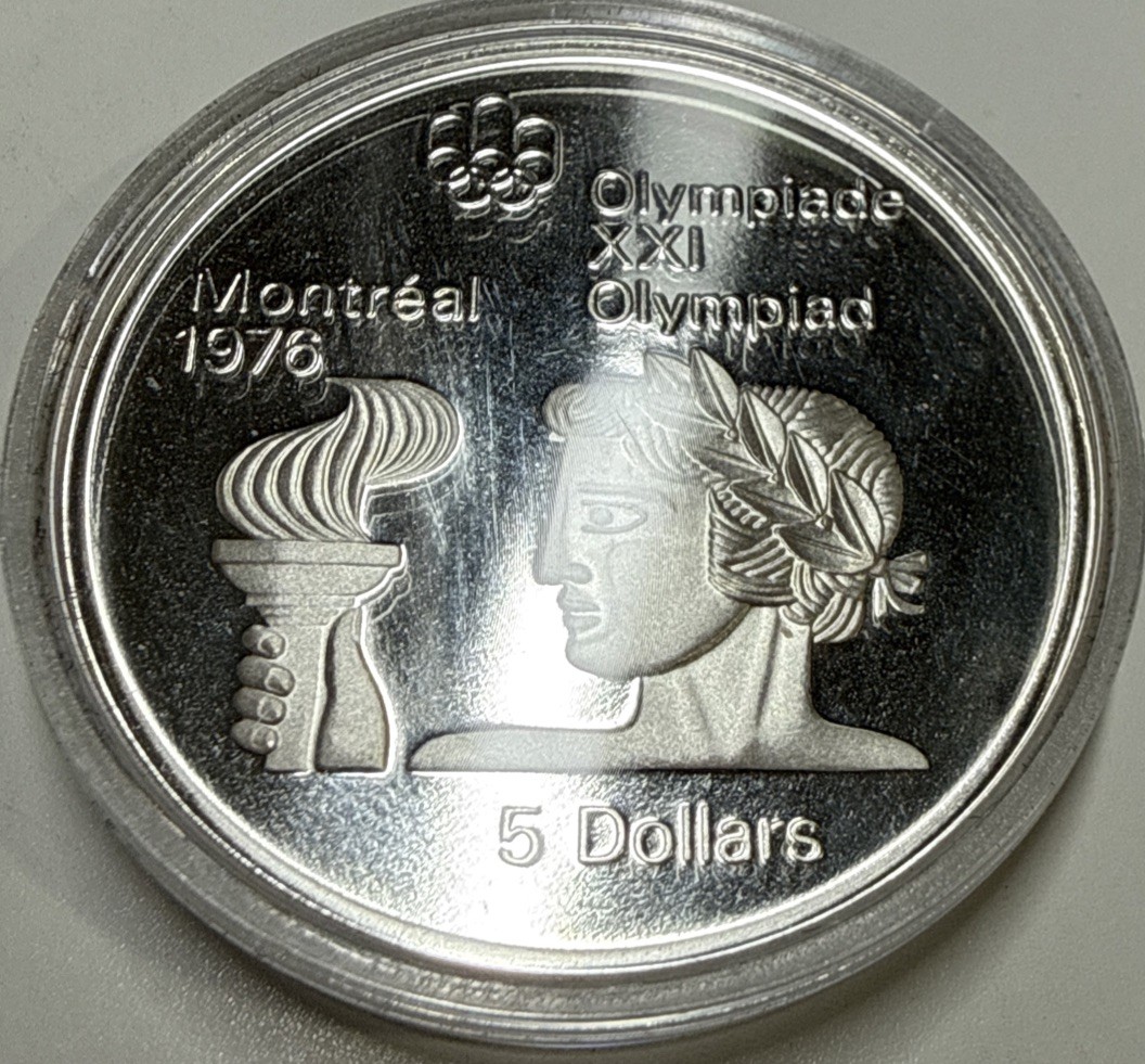 1976 Canada Montreal Olympics $5 Coin T42 | eBay