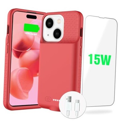  15W Fast Charging Battery Case for iPhone 15/15 Pro, Ultra-Slim Lightweight 