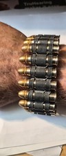 Bracelet/Anklet Handmade Inert Real Bullet .38 Caliber Full Metal Jackets