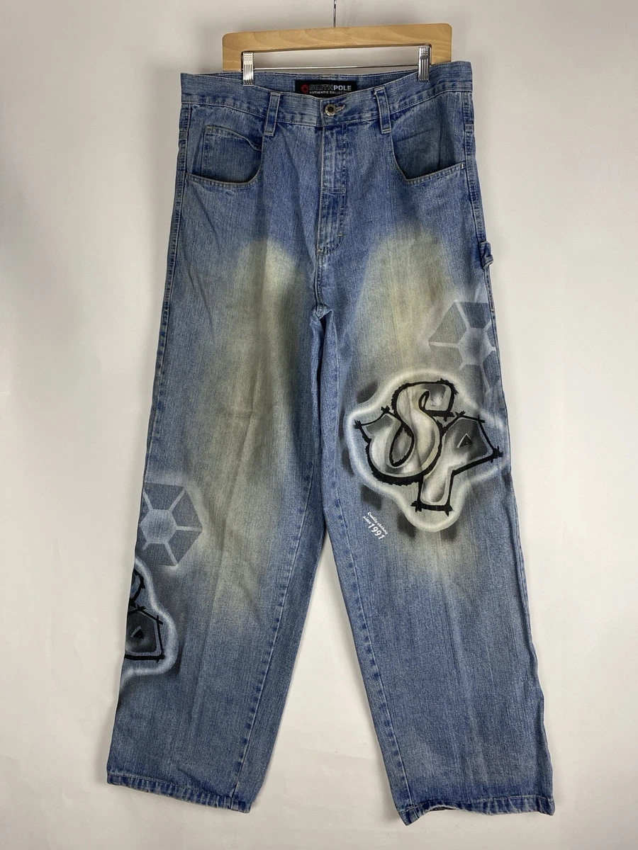 SOUTH POLE ダークグレー デニムパンツ 36サイズ Southpole Regular 36 Size Jeans for Men for sale - eBay