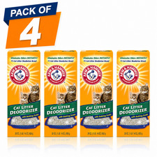 Arm Hammer Cat Litter Deodorizer 30oz Baking Soda Odor Control 4 Pack