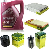 Mann Inspektionspaket 5L Mannol Extreme 5W-40 FüR Vw Polo 100 1.4 16V Seat