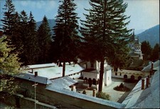 Sinaia Monastery Sinaia Prahova Romania vintage postcard d245