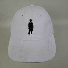 Taylormade White Golf Hat Cap Embroidered Man Cane Hook & Loop