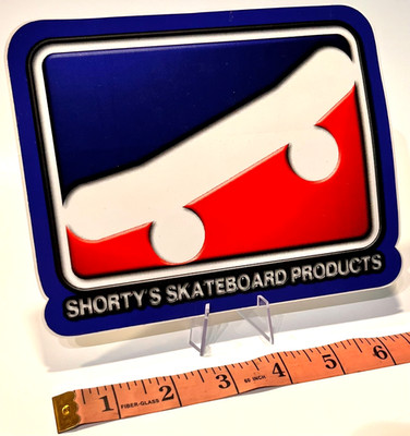 Shortys Skateboards Muska Sticker Vintage 90s Logo
