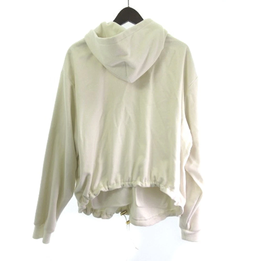 OFF WHITE Felpa con cappuccio Randy Tagged TRUST AW24 RBL02 Cashmere Angora 1 bianco sporco equivalente usata