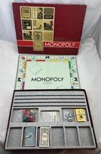 1961 Deluxe Monopoly Board Game by Parker Brothers Complete Very Good Condition