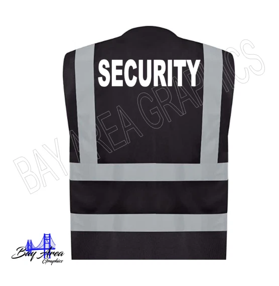 Chaleco de Seguridad SEGURIDAD Alta Visibilidad Reflectante 2" Tiras Bolsillos Insignia Ventana ANSI/OSHA Foto 4 de 4