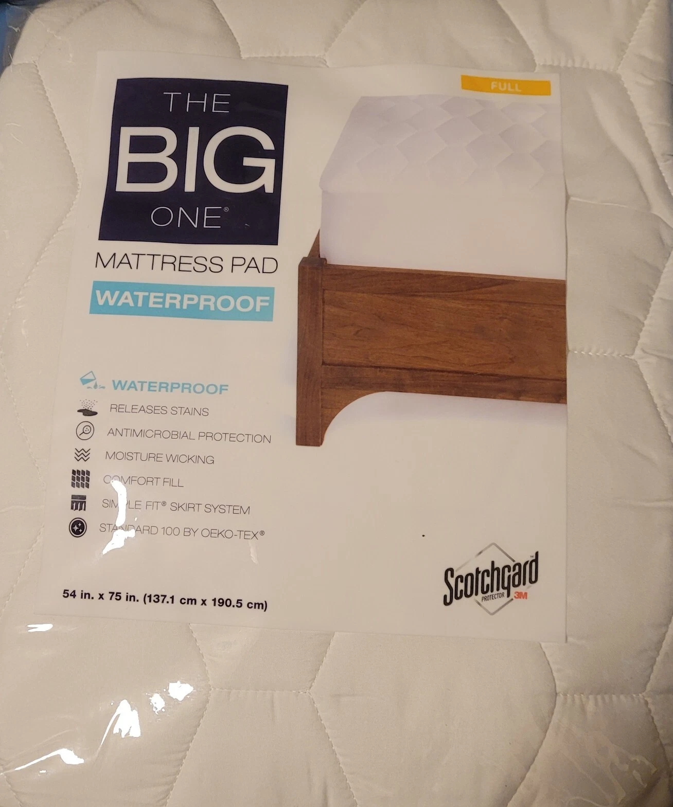 The Big One Mattress Pad waterproof (Full)