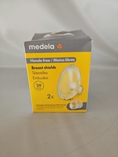 2-Pack Medela Breast Shields 24 mm Compatible W/Hands Free Collection Cups