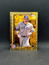 Marketplace image: 2025 Topps Chrome Gilded Collection #7 Seiya Suzuki Superfractor 1/1 Cubs 