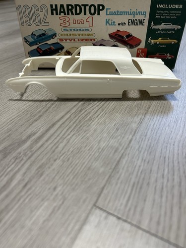 Vintage 1962 AMT 3 In 1 Hardtop Ford T-Bird Thunderbird S-222 200 1/25 Model Car - Picture 15 of 18