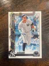 2025 Aaron Judge H161 Holiday Back Variation SSP (Candy Cane trim on BACK) RARE
