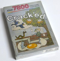Atari 7800 Crack'ed Game Cartridge *Original Versiegelt