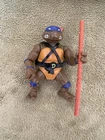 Vintage 1988 Original Donatello Ninja Turtles Action Figure TMNT Hard Head