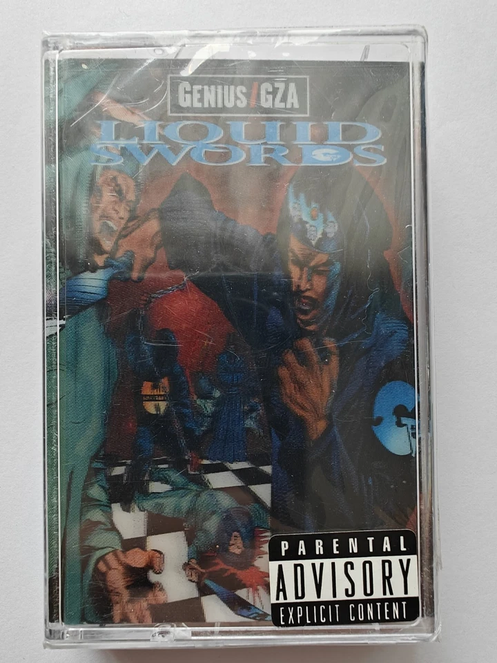 Genius GZA Liquid Sword FACTORY SEALED cassette album (Hologram) sleeve - Image 2 of 4