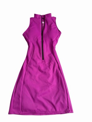 TA3 Womens Size XS REG long Surfy Dress Lace Up Back Shapewear Orchid