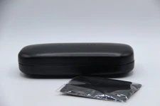 RALPH LAUREN BLACK AUTHENTIC EYEGLASSES SUNGLASSES HARD CLAM SHELL CASE CLOTH