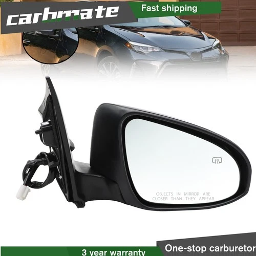 1PC Right Side Power For 2014-2019 Toyota Corolla Heated Mirror W/ Signal Light