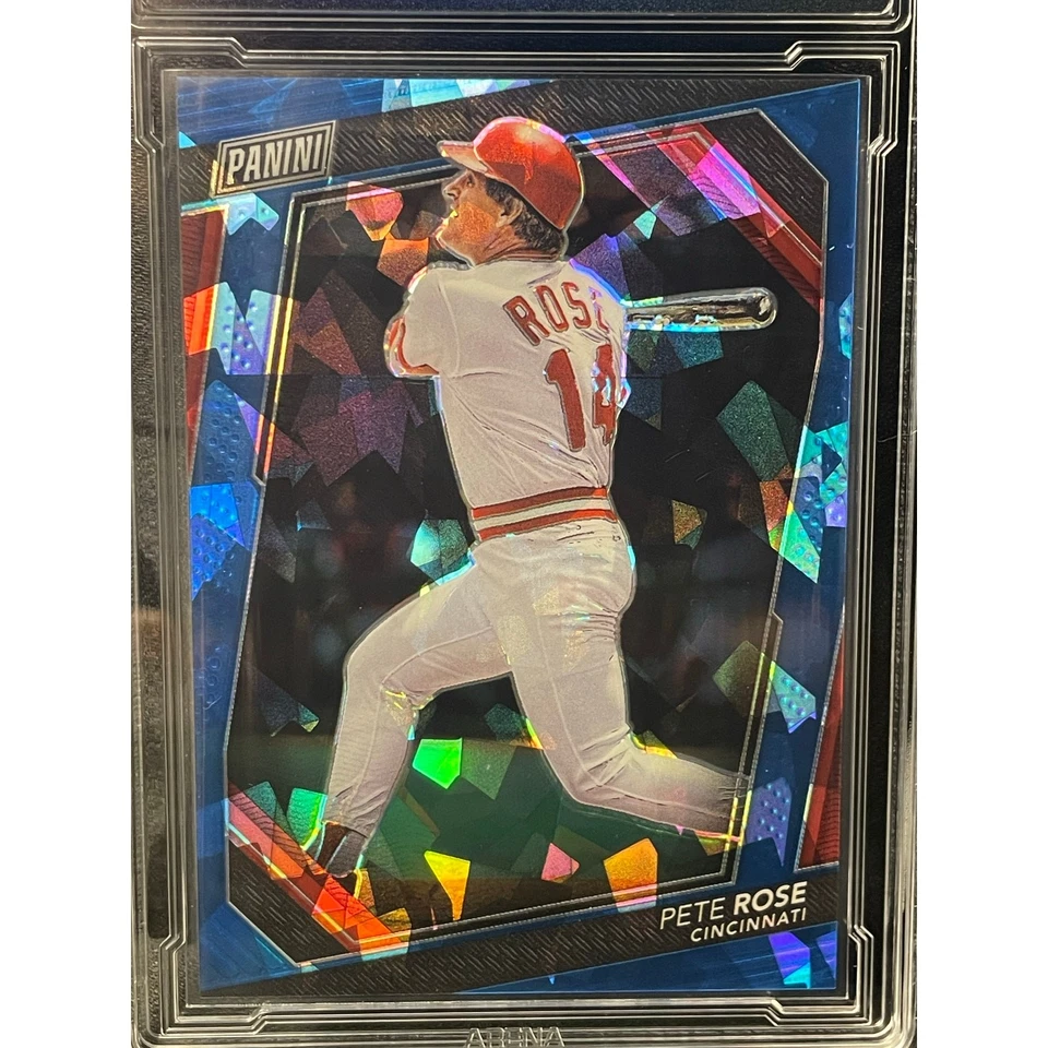 2023 Pete Rose Blue Sparkle #51 Panini National VIP /149 Graded GEM MINT 10 - Image 2 of 4
