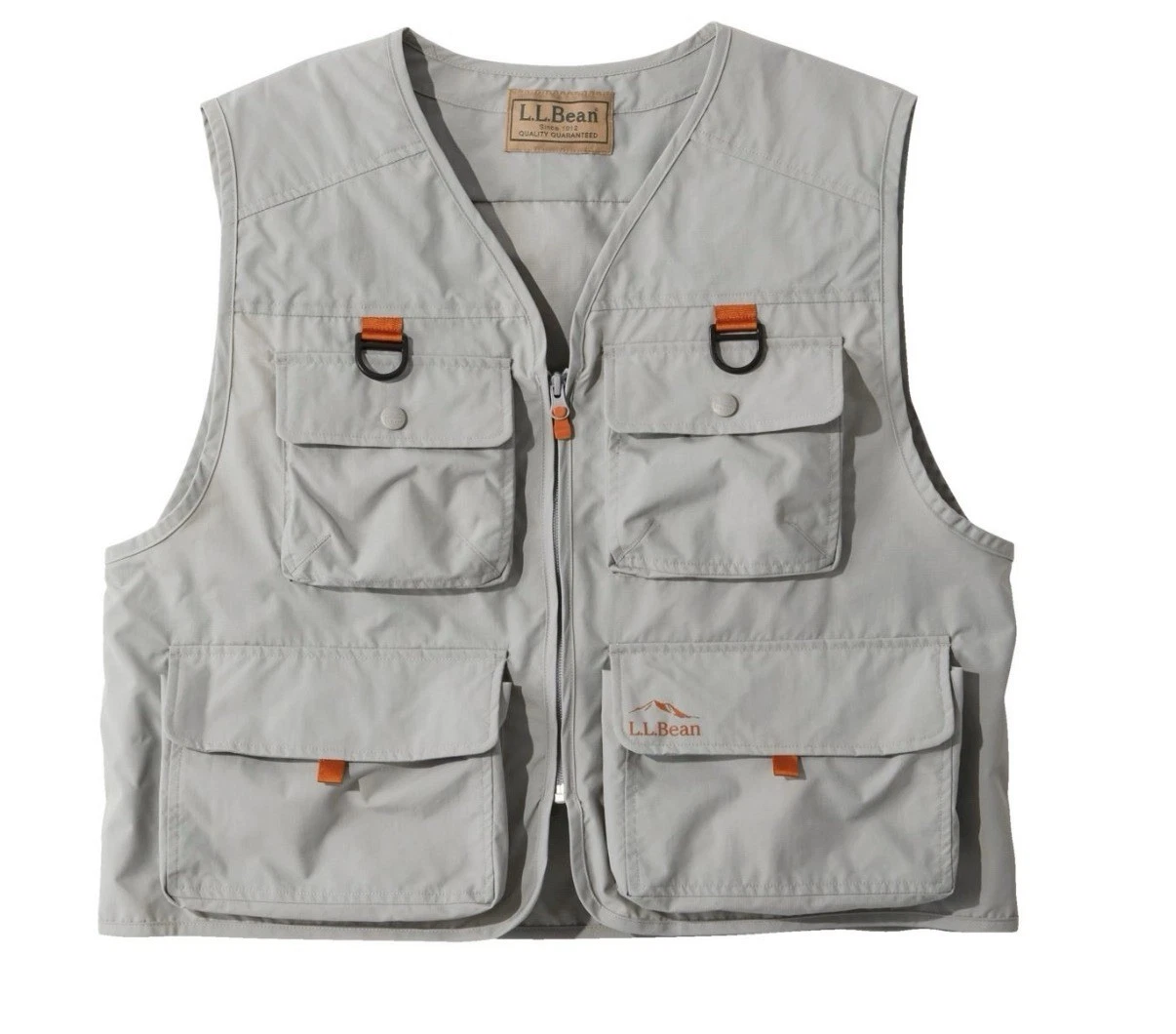 L.L. Bean Men’s Adults' Emerger Fishing Vest Gray XXL Pockets New NWT $99.95