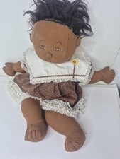 VTG 1980s Style Handmade Soft Sculpture Afric...