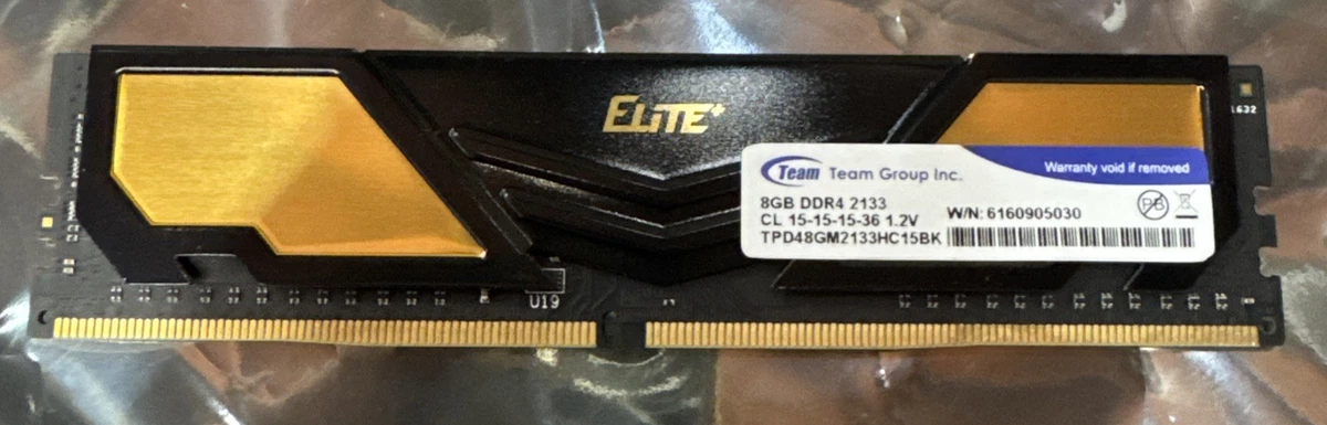 Team Group DDR4 SDRAM 8 GB Capacity per Module Memory (RAM) for