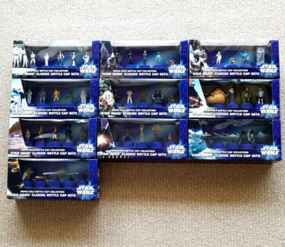 Star Wars PEPSI-COLA Classic Bottle Cap Sets Collection 1-10 Vintage 2002 Japan