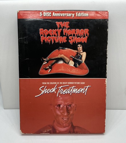 The Rocky Horror Picture Show/Shock Treatment Zestaw prezentowy DVD 2009 3-płytowy zestaw  - Zdjęcie 1 z 10