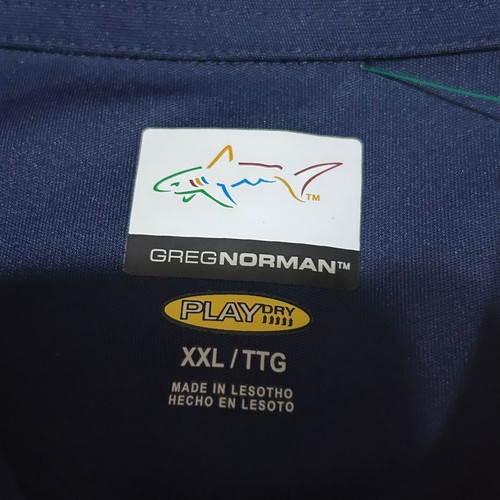 Greg Norman Play Dry Golf Poloshirt Herren XXL 2XL Mehrfarbig Ombre Performance - Bild 5 von 10