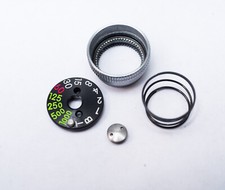 Nikon F 35mm SLR Camera Parts: shutter speed slecter knob with internal hardware