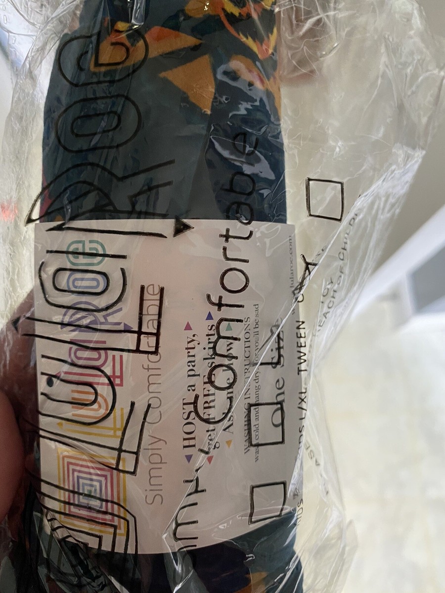 Leggings Lularoe OS – Motif épouvantail Citrouille, Neuf Sans étiquette, Taille Unique