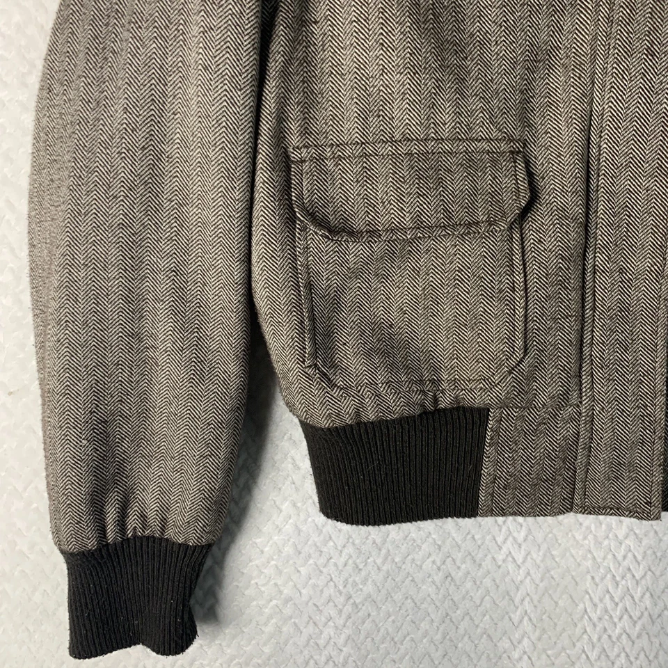 Chaqueta OP Ocean Pacific Niñas Talla Grande 11-13 Imitación Piel Capucha Cremallera Marrón Foto 3 de 4